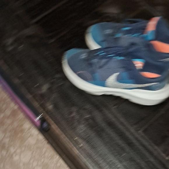 Nike Blue and White Sneakers - Picture 6 of 6